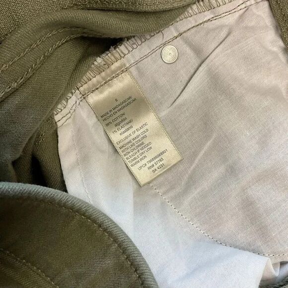 EUC Rafaella Green Jean Capris Size 6 ❤️🌻 #SS6 - Picture 5 of 6